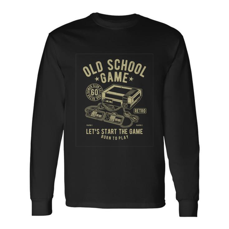 Old School Game Long Sleeve T-Shirt