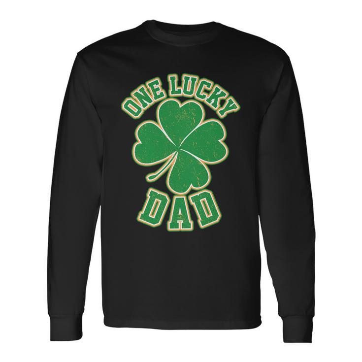 One Lucky Dad Tshirt V2 Long Sleeve T-Shirt