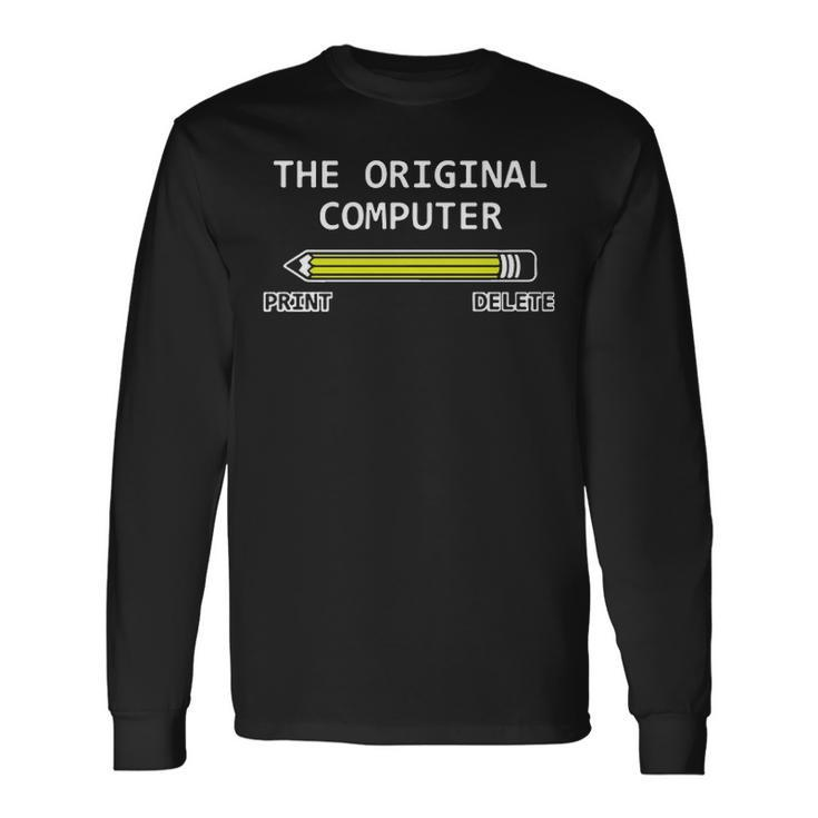 The Original Computer Long Sleeve T-Shirt