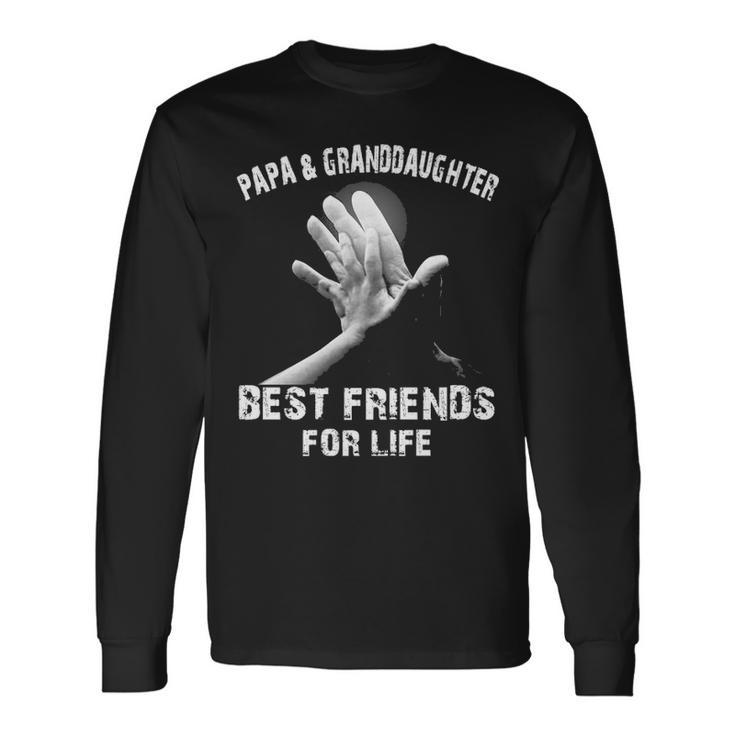 Papa & Granddaughter Best Friends Long Sleeve T-Shirt