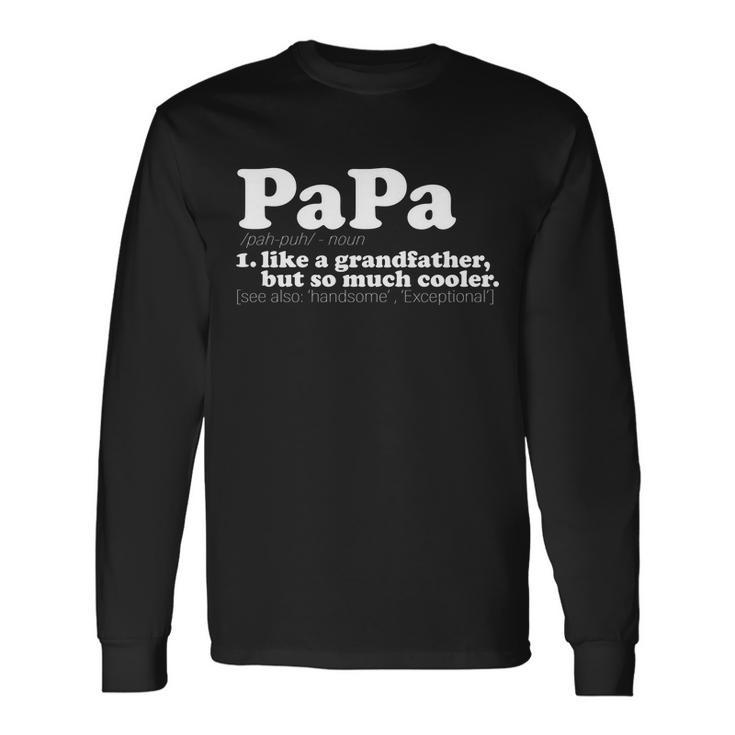Papa Definition V2 Long Sleeve T-Shirt