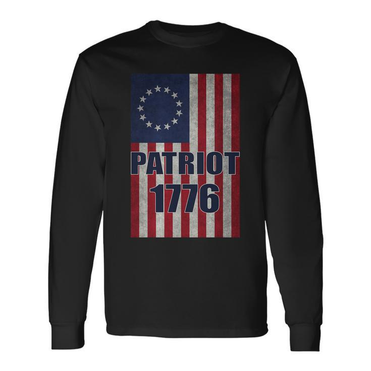 Patriot Betsy Ross Flag Long Sleeve T-Shirt