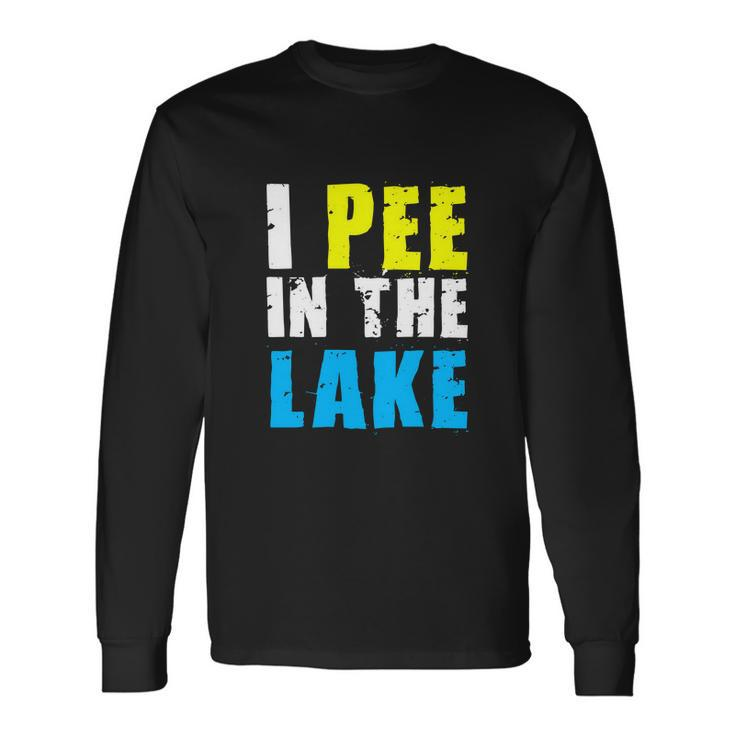 I Pee In The Lake Summer Vacation V2 Long Sleeve T-Shirt