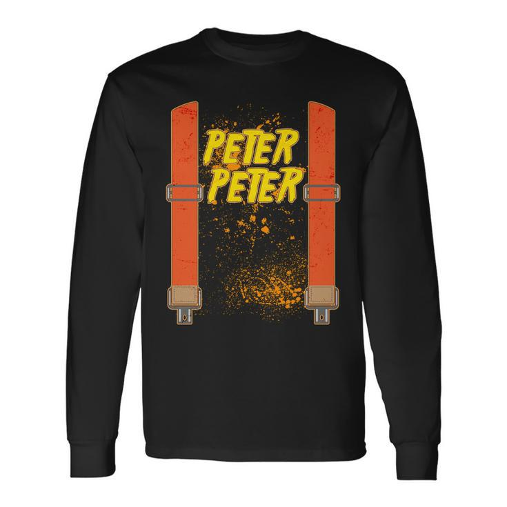 Peter Peter Pumpkin Eater Halloween Costume Tshirt Long Sleeve T-Shirt