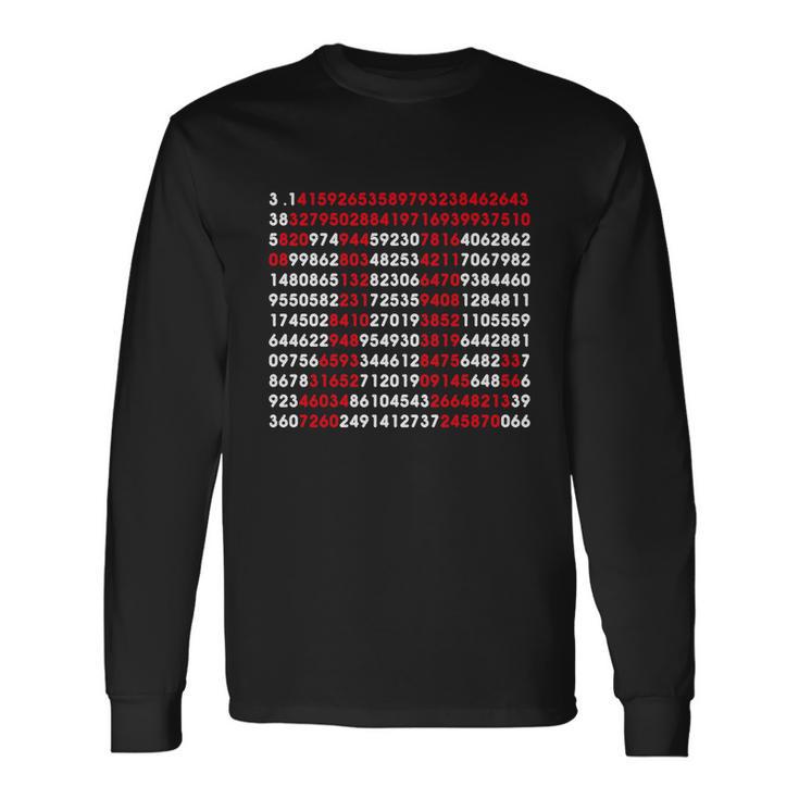 Pi Day Merch Pi Day Math Jokes Long Sleeve T-Shirt