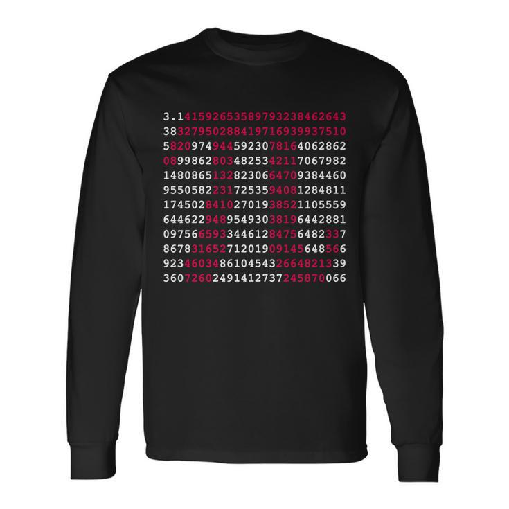 Pi Day Sign Numbers 314 Tshirt Long Sleeve T-Shirt Gifts ideas