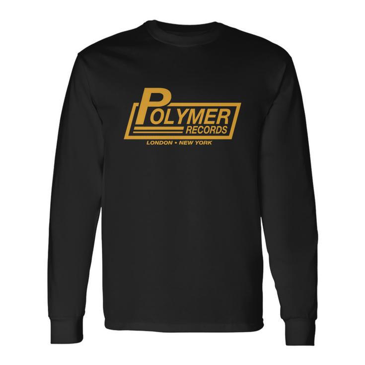 Polymer Records Tshirt Long Sleeve T-Shirt