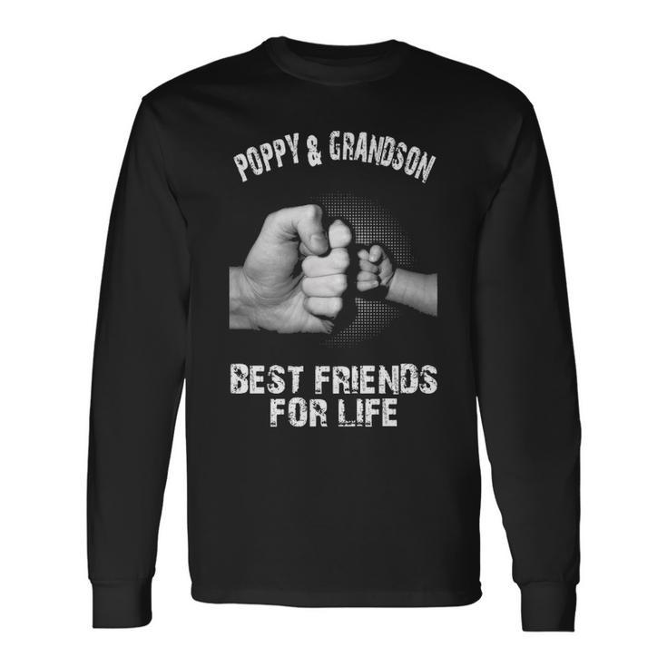 Poppy & Grandson Best Friends Long Sleeve T-Shirt