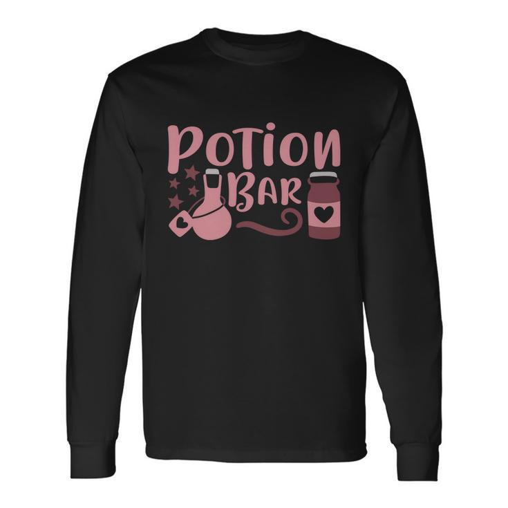 Potion Bar Halloween Quote Long Sleeve T-Shirt