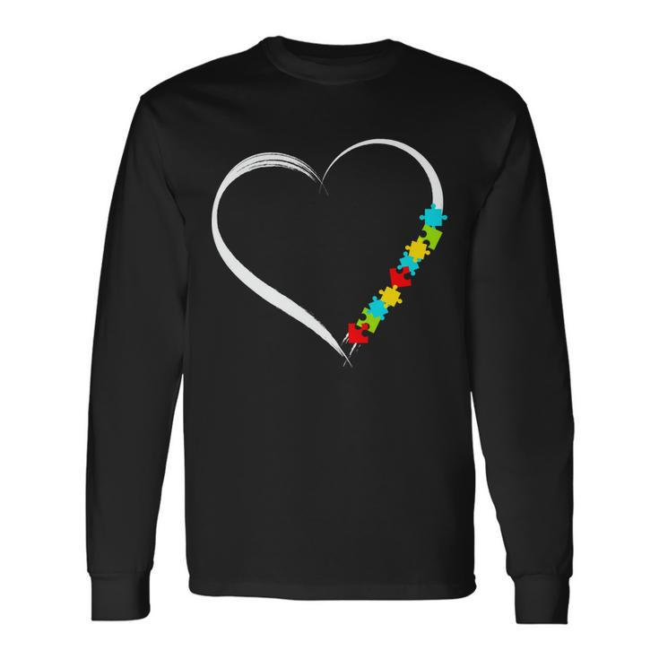 Puzzle Of Love Autism Awareness Tshirt Long Sleeve T-Shirt