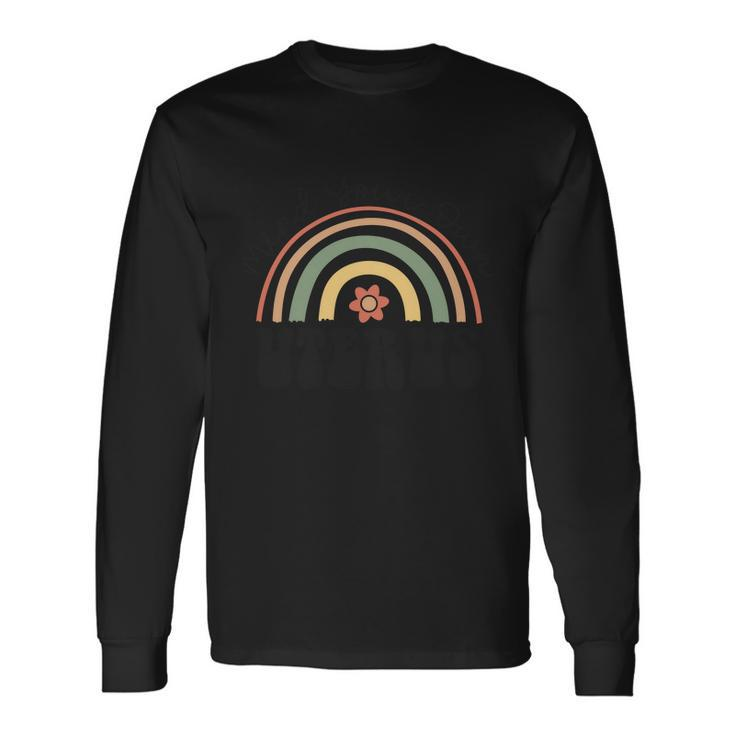 Rainbow Mind You Own Uterus 1973 Pro Roe Long Sleeve T-Shirt