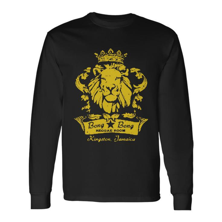 Reggae Lion Bar Tshirt Long Sleeve T-Shirt