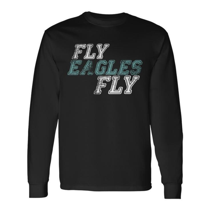 Retro Fly Eagles Fly Long Sleeve T-Shirt