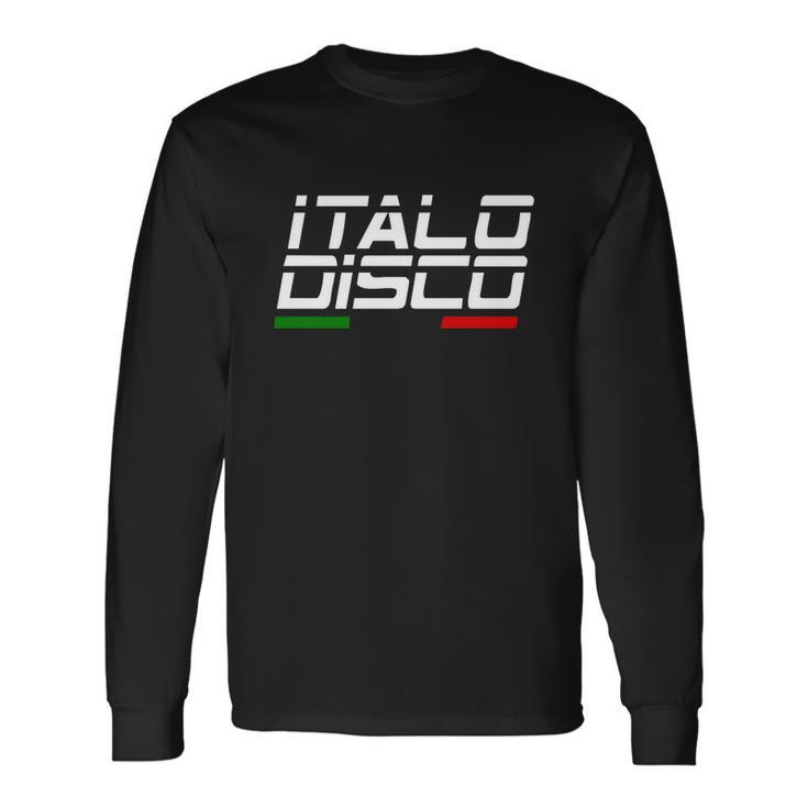 Retro Italo Disco Long Sleeve T-Shirt