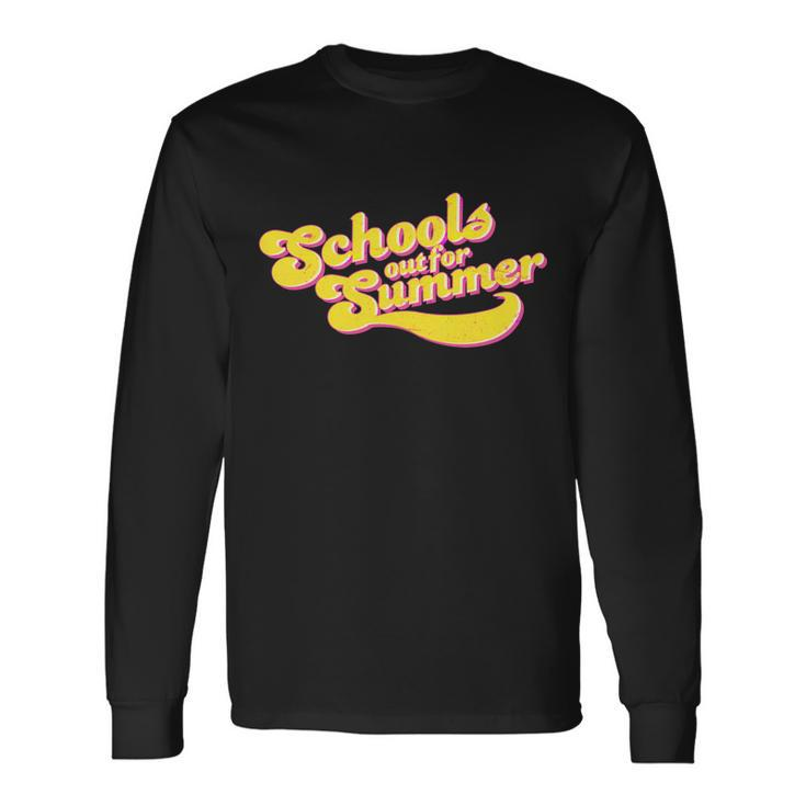 Retro Schools Out For Summer Long Sleeve T-Shirt Gifts ideas
