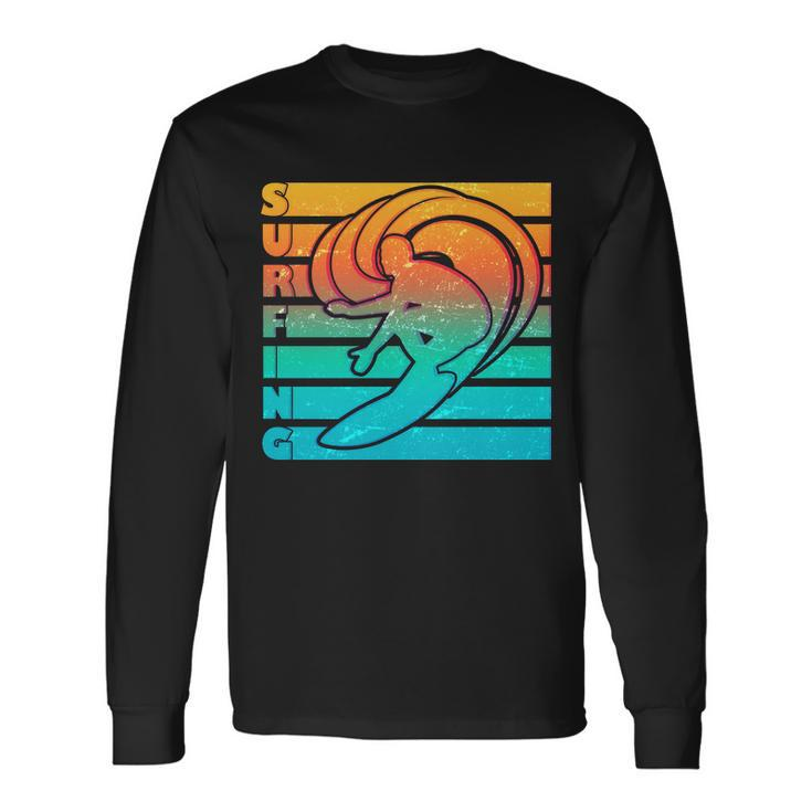 Retro Surfing V2 Long Sleeve T-Shirt