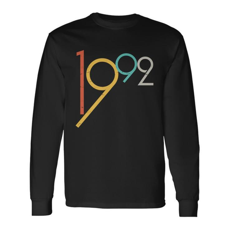 Retro Vintage 1992 30Th Birthday Long Sleeve T-Shirt