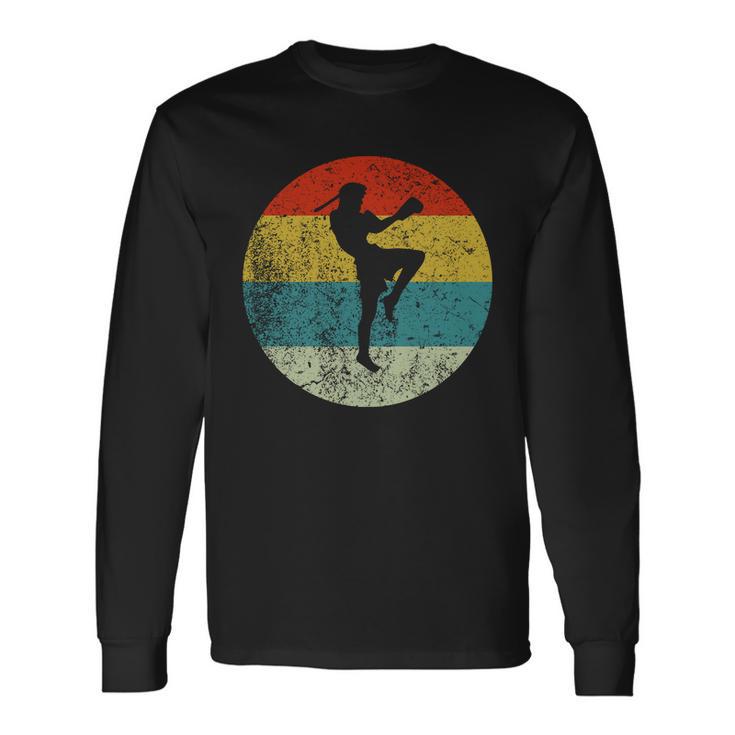 Retro Vintage Muay Thai V2 Long Sleeve T-Shirt