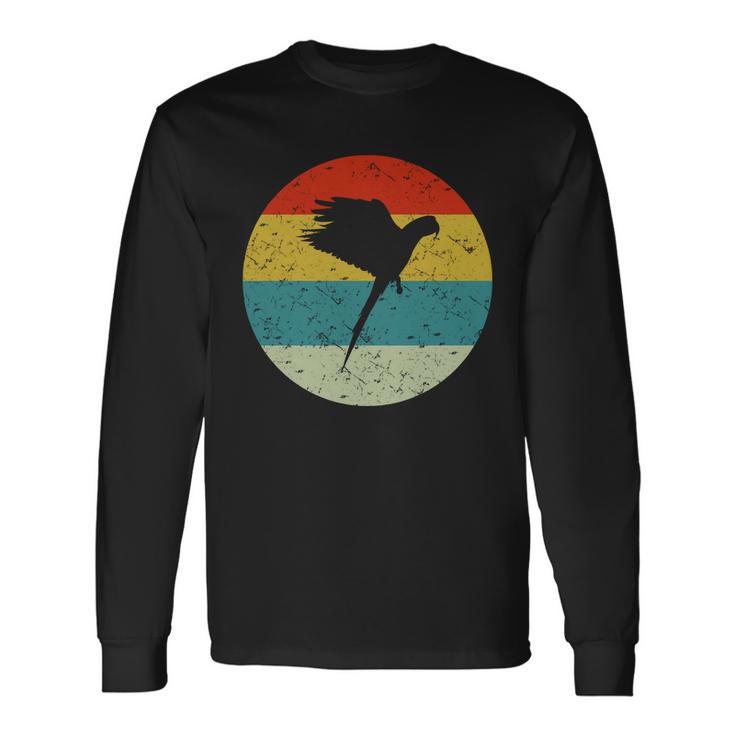 Retro Vintage Parrot V2 Long Sleeve T-Shirt