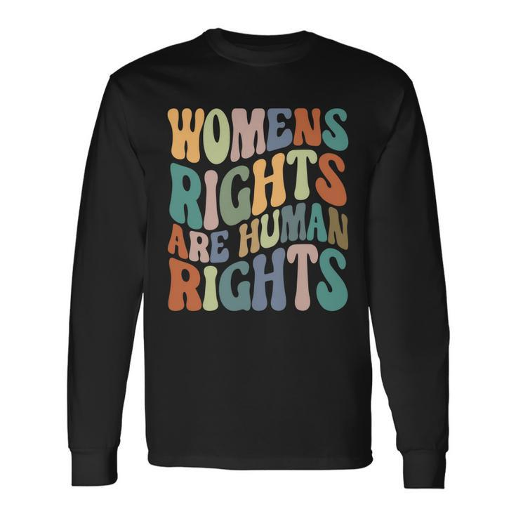 Rights Are Human Rights Hippie Style Pro Choice V2 Long Sleeve T-Shirt