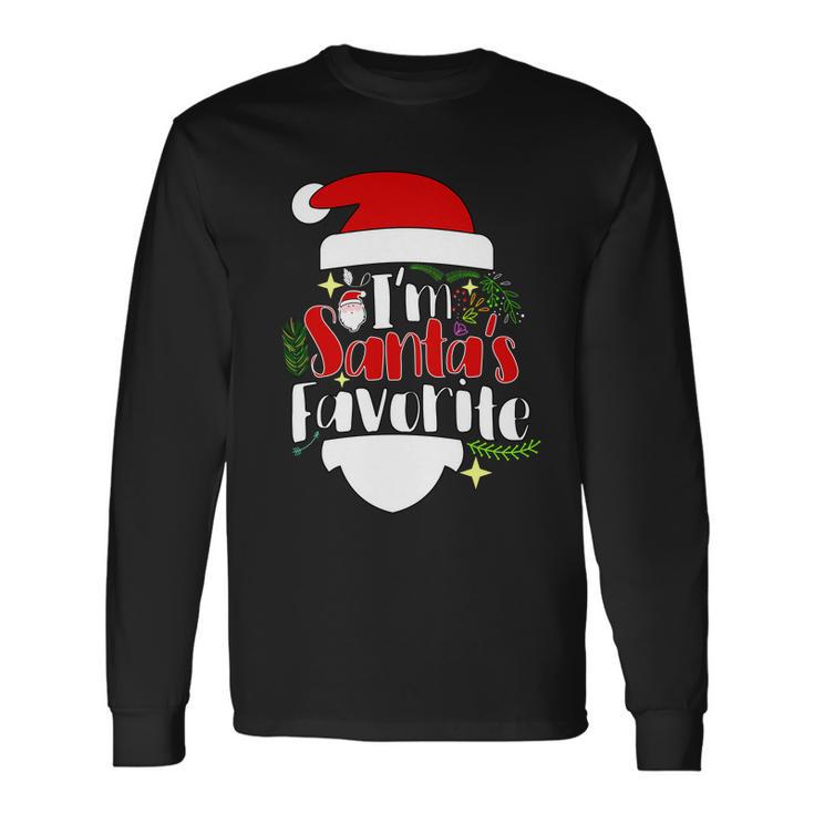 Im Santas Favorite Christmas Tshirt Long Sleeve T-Shirt