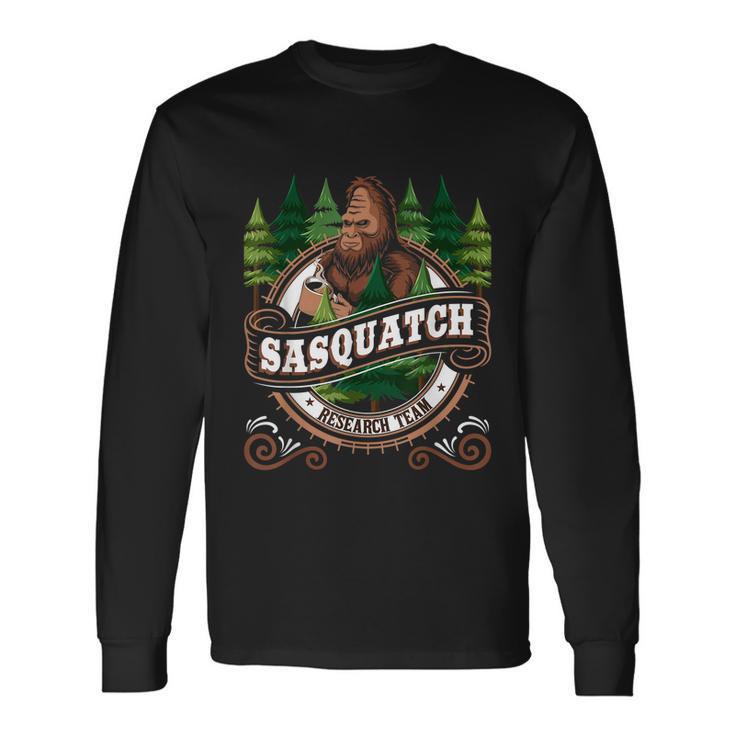 Sasquatch Research Team Bigfoot Fan Long Sleeve T-Shirt