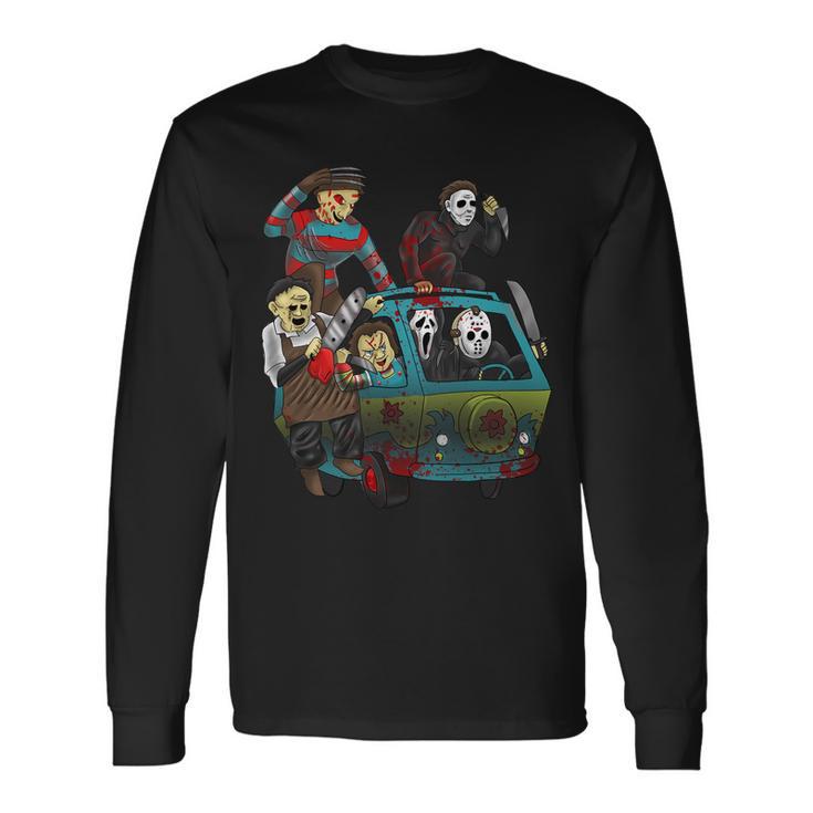 Scary Holocaust Machine Van Movie Characters Tshirt Long Sleeve T-Shirt