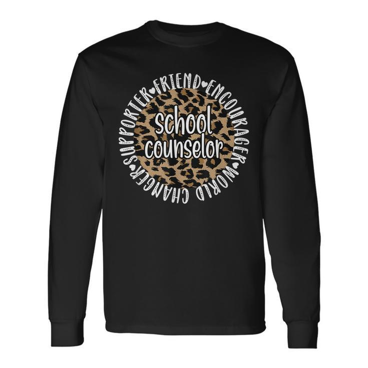 School Counselor Appreciation School Counseling V3 Long Sleeve T-Shirt