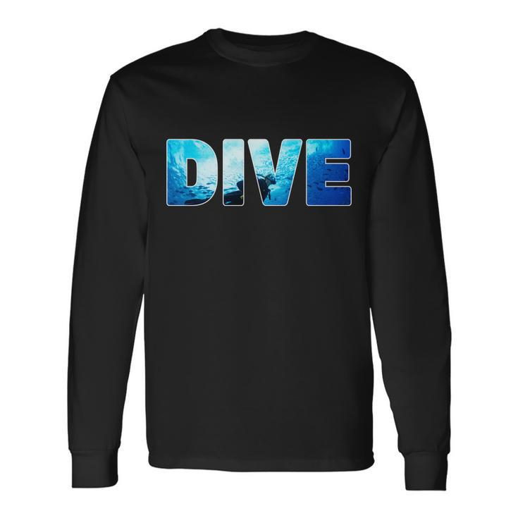 Scuba Diving Ocean V2 Long Sleeve T-Shirt