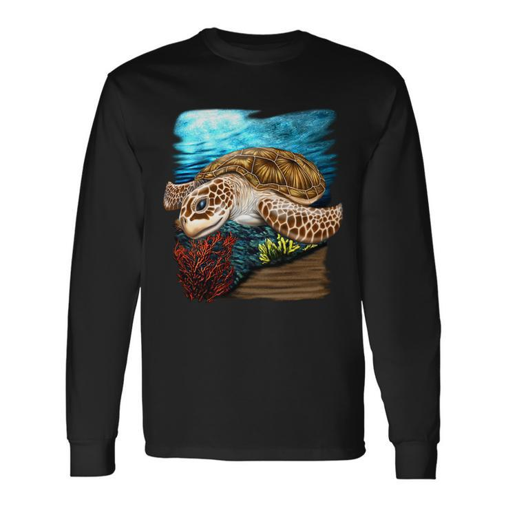 Sea Turtle Ocean V2 Long Sleeve T-Shirt