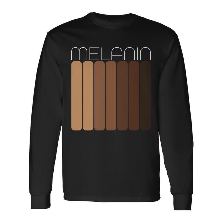 Shades Of Melanin Long Sleeve T-Shirt Gifts ideas