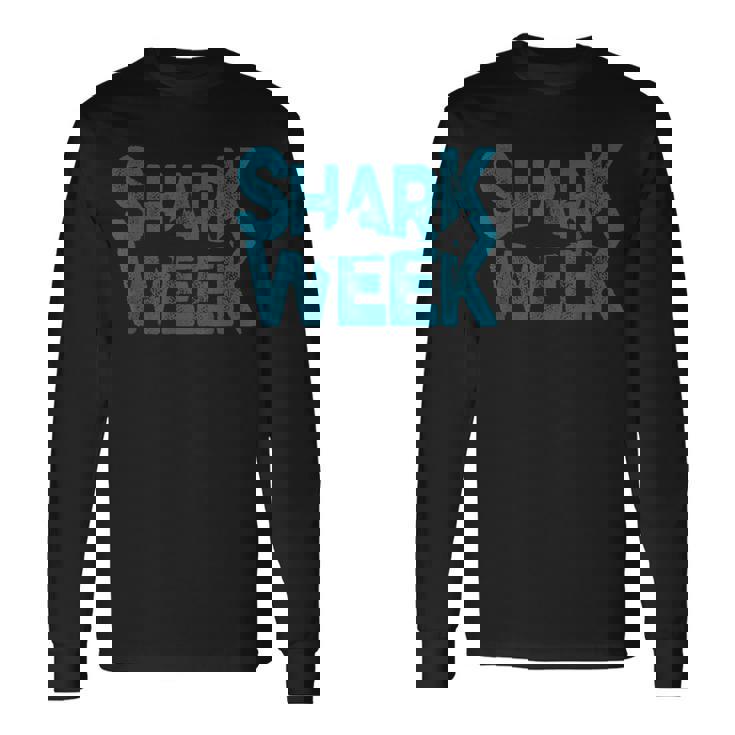 Shark 2022 Week Passion For Sharks Ocean Long Sleeve T-Shirt Gifts ideas