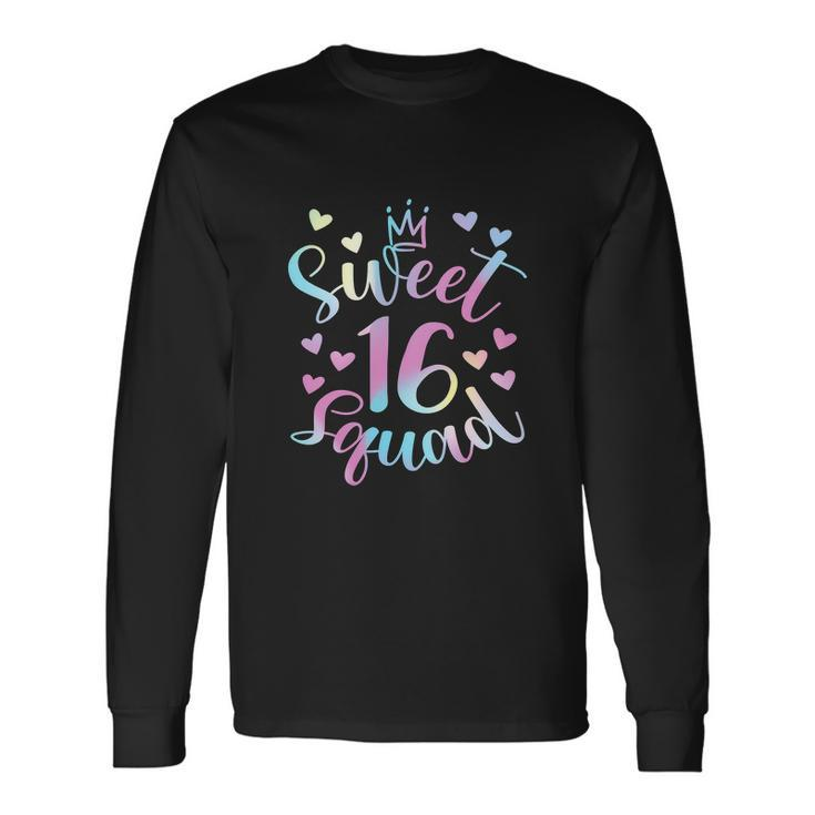 Sixteenth Birthday Party Long Sleeve T-Shirt Gifts ideas