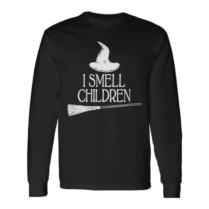 I Smell Children Teacher Halloween Boys Girls Long Sleeve T-Shirt Gifts ideas
