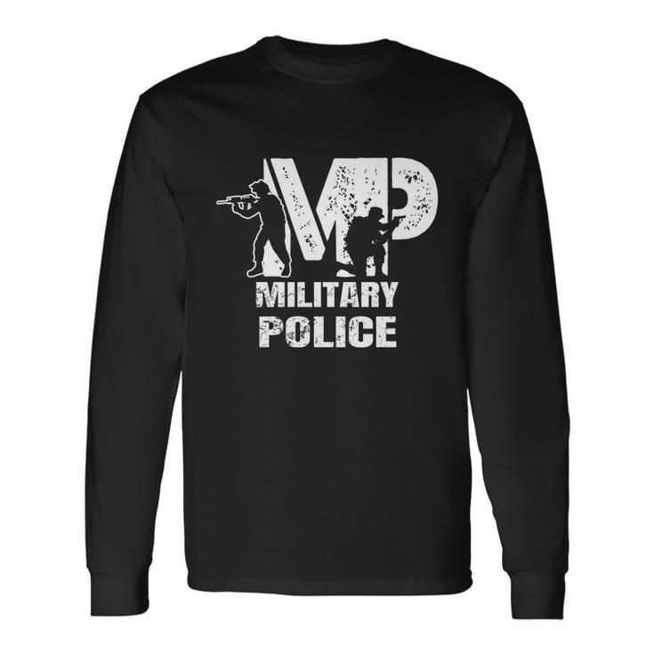 Soldier Retired Veteran Mp Military Police Policeman Long Sleeve T-Shirt