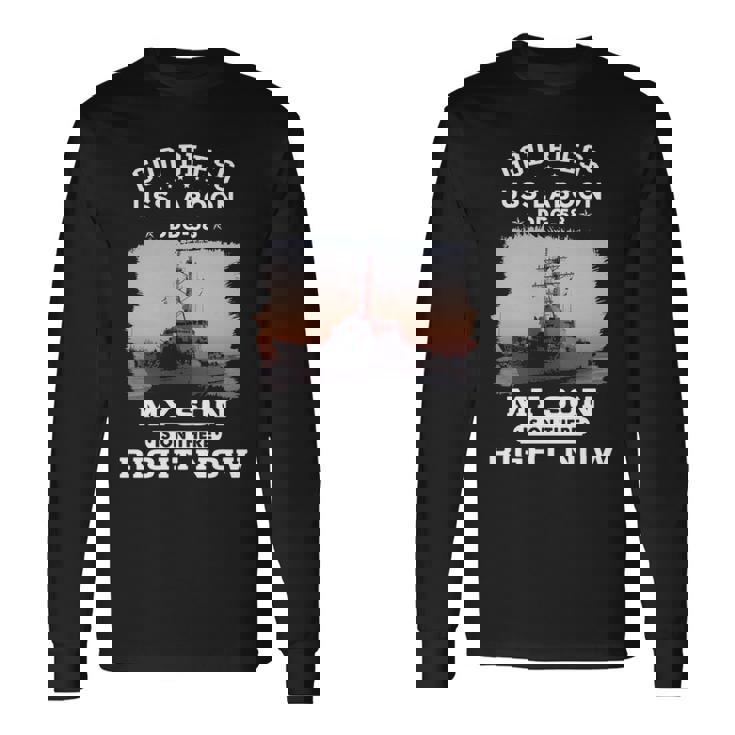 My Son Is On Uss Laboon Ddg Long Sleeve T-Shirt