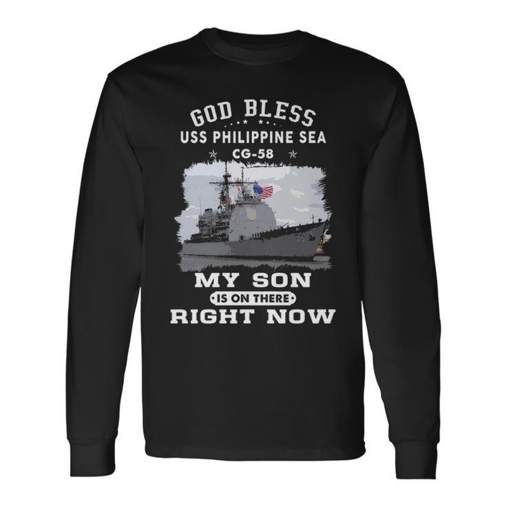 My Son Is On Uss Philippine Sea Cg Long Sleeve T-Shirt