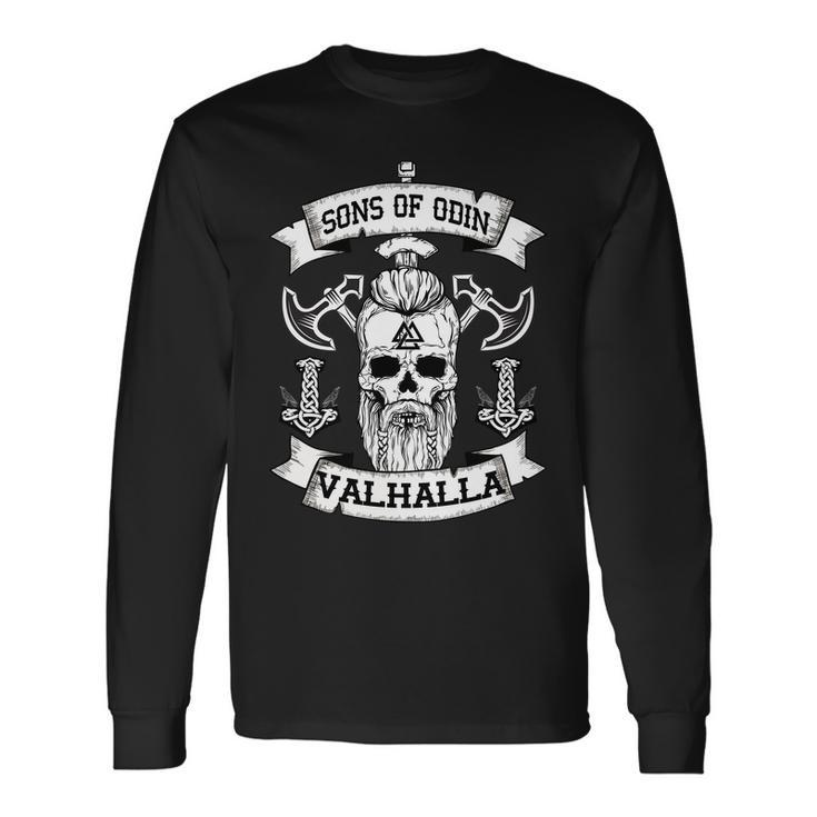 Sons Of Odin Valhalla Long Sleeve T-Shirt