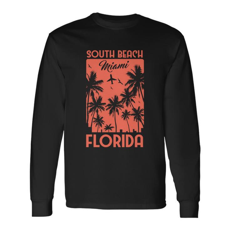 South Beach Miami V2 Long Sleeve T-Shirt