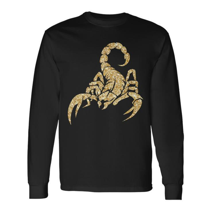 Sparkly Scorpion Tshirt Long Sleeve T-Shirt