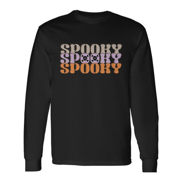 Spooky Spooky Spooky Halloween Quote V2 Long Sleeve T-Shirt