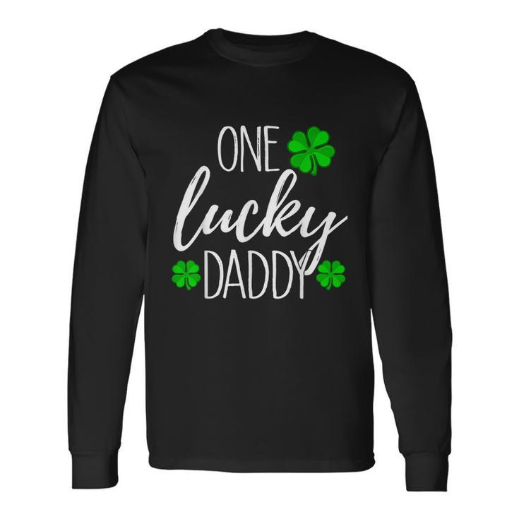 St Patricks Day One Lucky Dad Tshirt Long Sleeve T-Shirt
