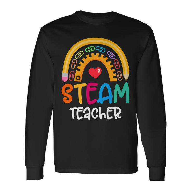 Steam Teacher Squad Team Crew Back To School Stem Special V2 Long Sleeve T-Shirt