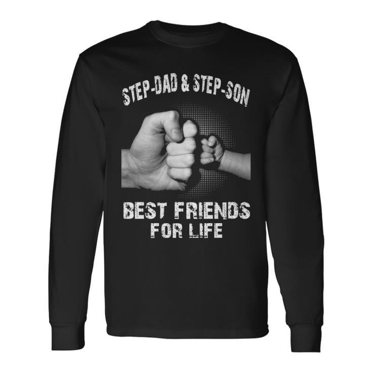Step-Dad & Step-Son Best Friends Long Sleeve T-Shirt Gifts ideas