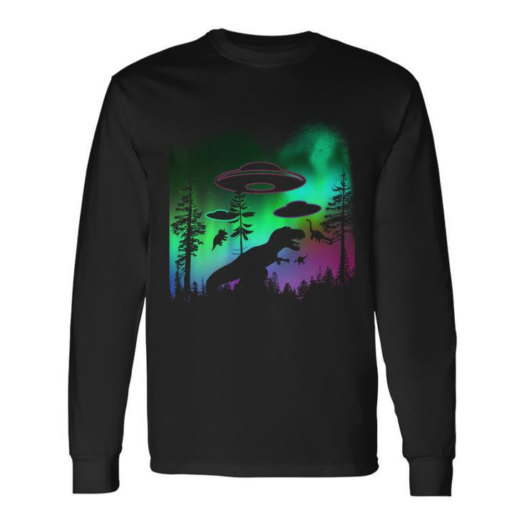 Storm Area 51 Alien Dinosaur Ufo Long Sleeve T-Shirt