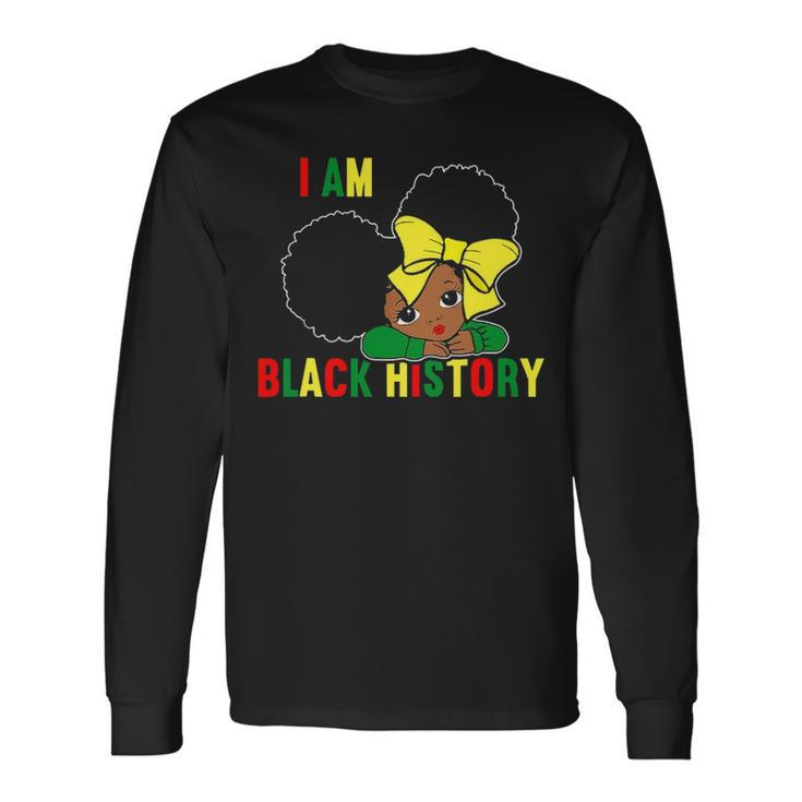 I Am The Strong African Queen Girls Black History Month V2 Long Sleeve T-Shirt