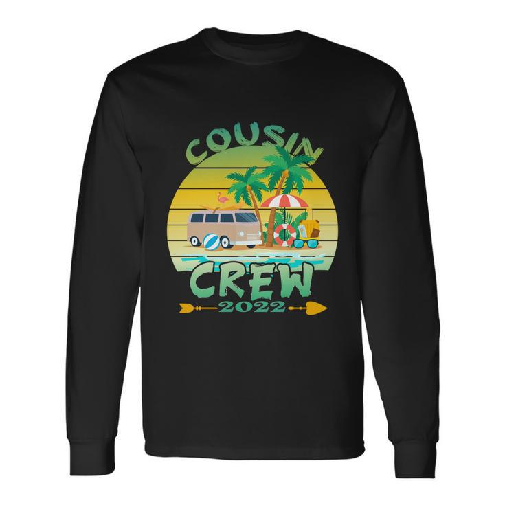Summer Cousin Crew Vacation 2022 Beach Cruise Reunion Long Sleeve T-Shirt Gifts ideas