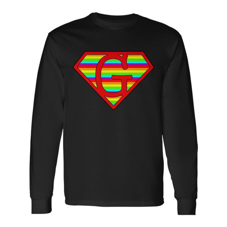 Super Gay Logo Long Sleeve T-Shirt