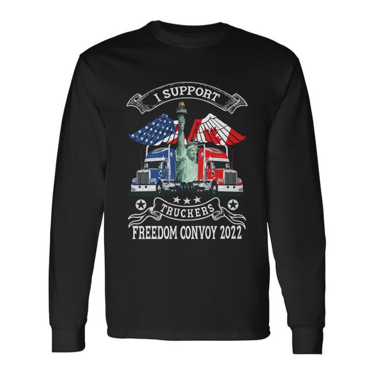 I Support Canadian Truckers Freedom Convoy 2022 T-Shirt – Unisex, 100% Cotton, Made In USA, Premium Gildan Quality