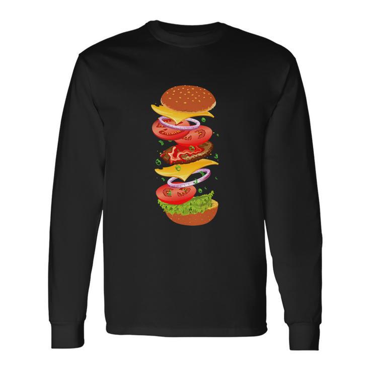 Tasty Cheeseburger Long Sleeve T-Shirt